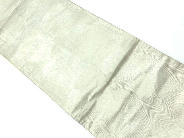 リサイクル　抽象模様織出し名古屋帯